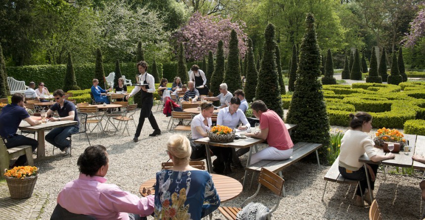 Restaurant Merkelbach Amsterdam biologisch puur uit eten tuin duurzaam