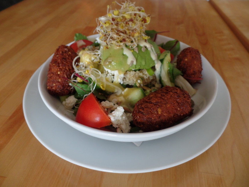 recept falafel salade