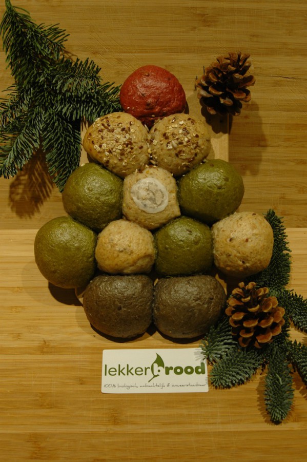 Lekker Brood Kerstboom biologisch bakker den haag relatiegeschenk duurzaam