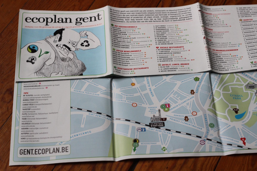 Ecoplan Gent vegetarisch biologisch fairtrade uit eten restaurants vlaanderen