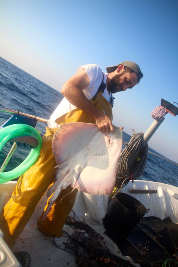 Vissen met chef Richard Can Bernat des Grau menorca