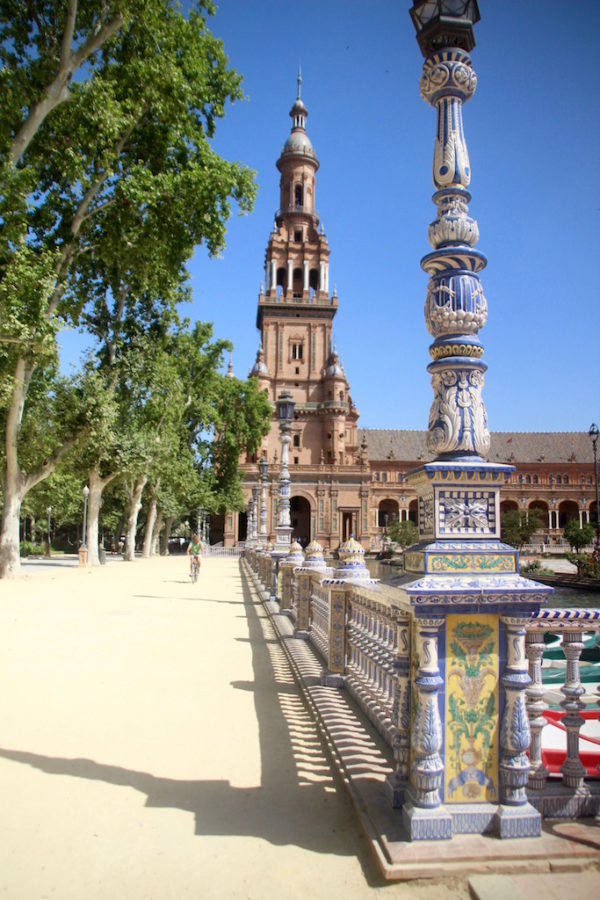 Plaza Espanya Sevilla Seville Andalucia spanje