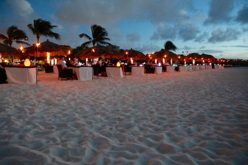 Passions on the beach restaurant Aruba