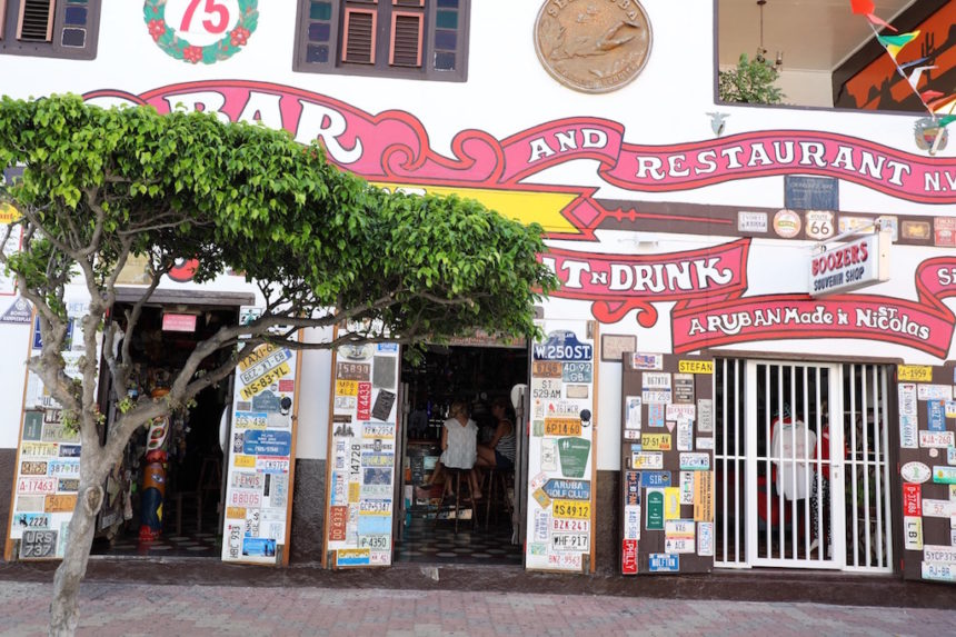 Charlie's Bar Aruba San Nicolas charlies bar restaurants Aruba hotspots