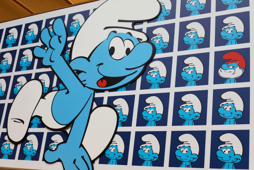 Stripmuseum Brussel smurfen