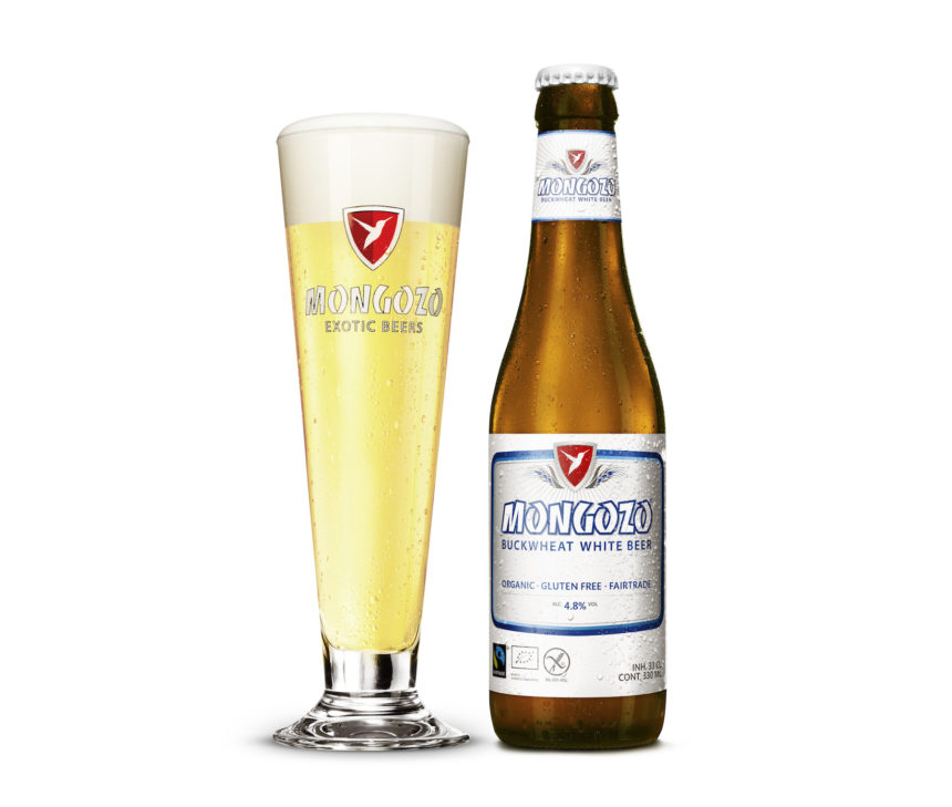 Mongozo witbier biologisch fairtrade glutenvrij bier