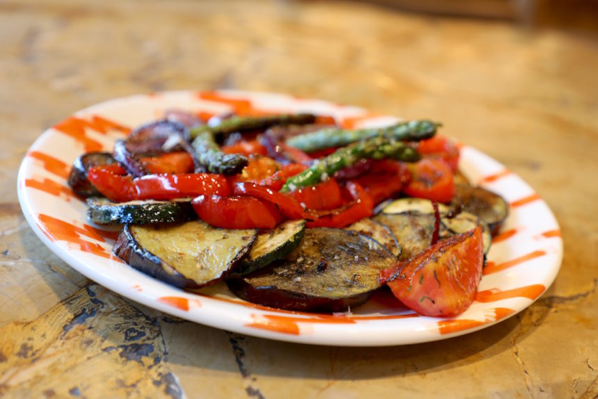 Es Rebost Palma de Mallorca restaurant gegrilde groenten