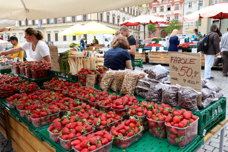 Groentemarkt Brno tsjechie