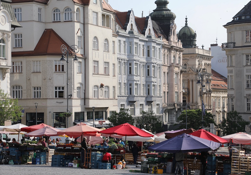 Vegetable market Brno