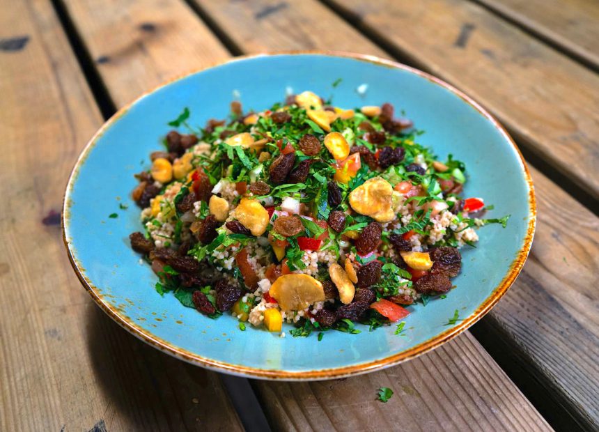 Tabouleh salade Lekker Brood vegan recept