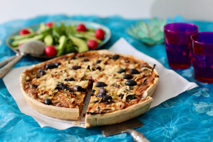 Quiche snijbiet vegetarisch recept de Veldkeuken