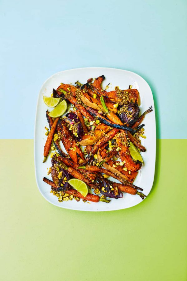 De groene barbecue recept vegan rukmini iyer