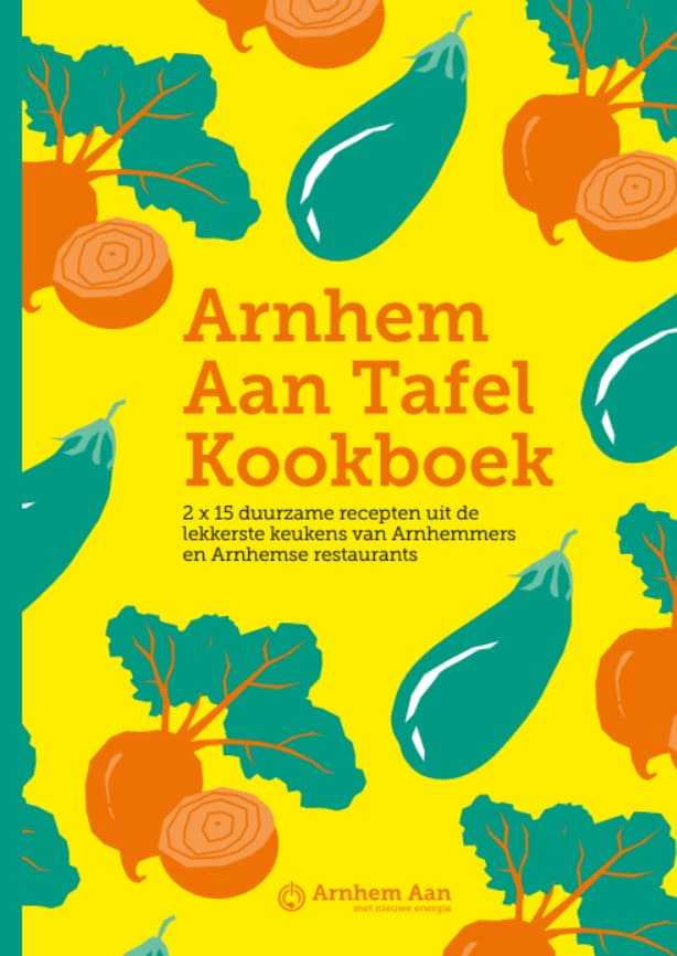 Arnhem Aan Tafel Kookboek duurzaam cover