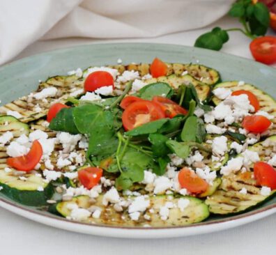 Courgette carpaccio met feta