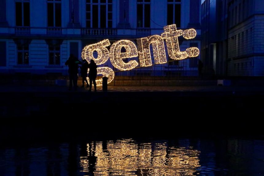 Winter in Gent lichtshow