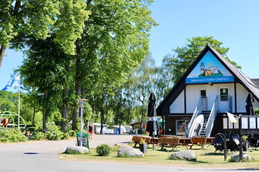 Aarø camping kamperen in zuid-denemarken sonderjylland zuid-jutland