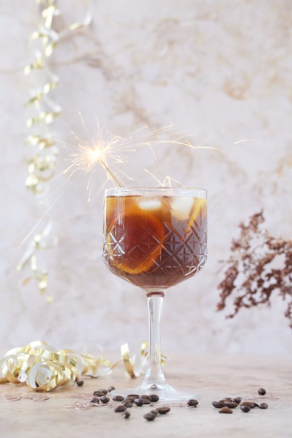 Mocktail met koffie recept jackie collins cocktail alcoholvrij zonder alcohol feestelijk kerst 