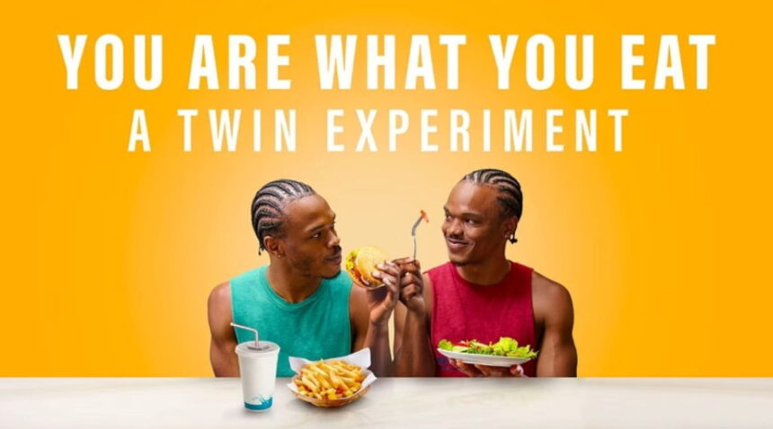 Twin experience Netflix documentaire plantaardig eten