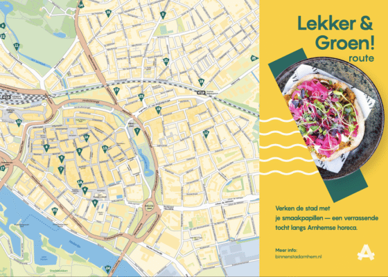Routekaart Arnhem Lekker & Groen!