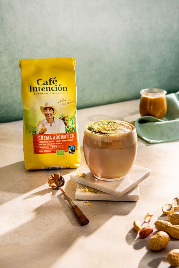 plantaardig Koffie recept peanut butter cappuccino